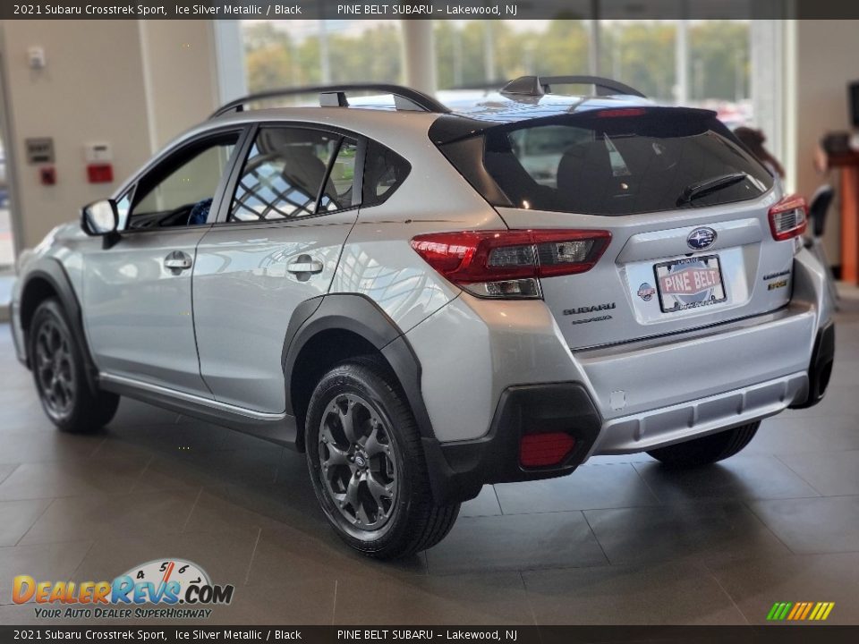 2021 Subaru Crosstrek Sport Ice Silver Metallic / Black Photo #12
