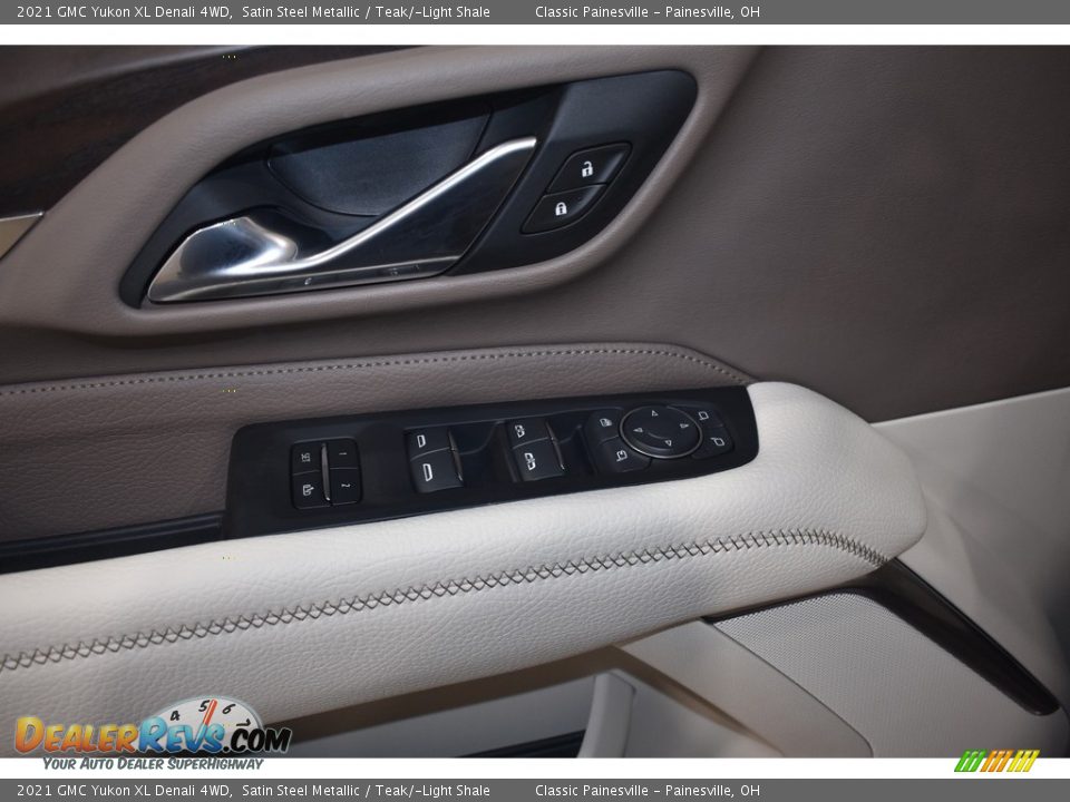 2021 GMC Yukon XL Denali 4WD Satin Steel Metallic / Teak/­Light Shale Photo #12