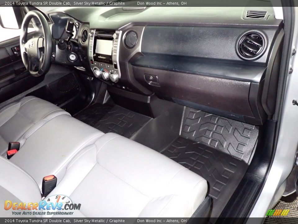 2014 Toyota Tundra SR Double Cab Silver Sky Metallic / Graphite Photo #24