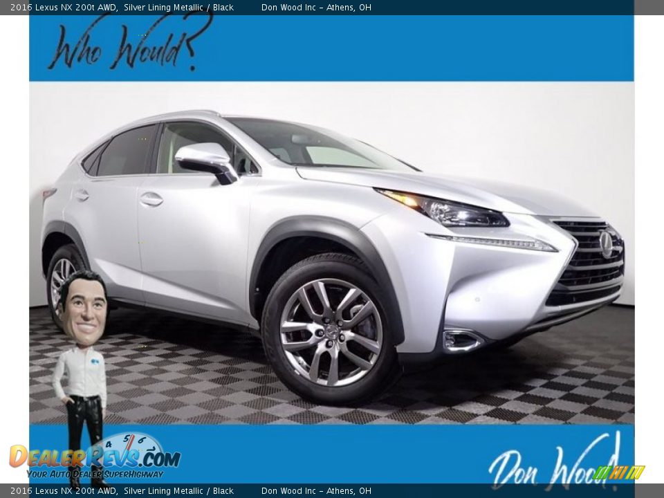 2016 Lexus NX 200t AWD Silver Lining Metallic / Black Photo #1