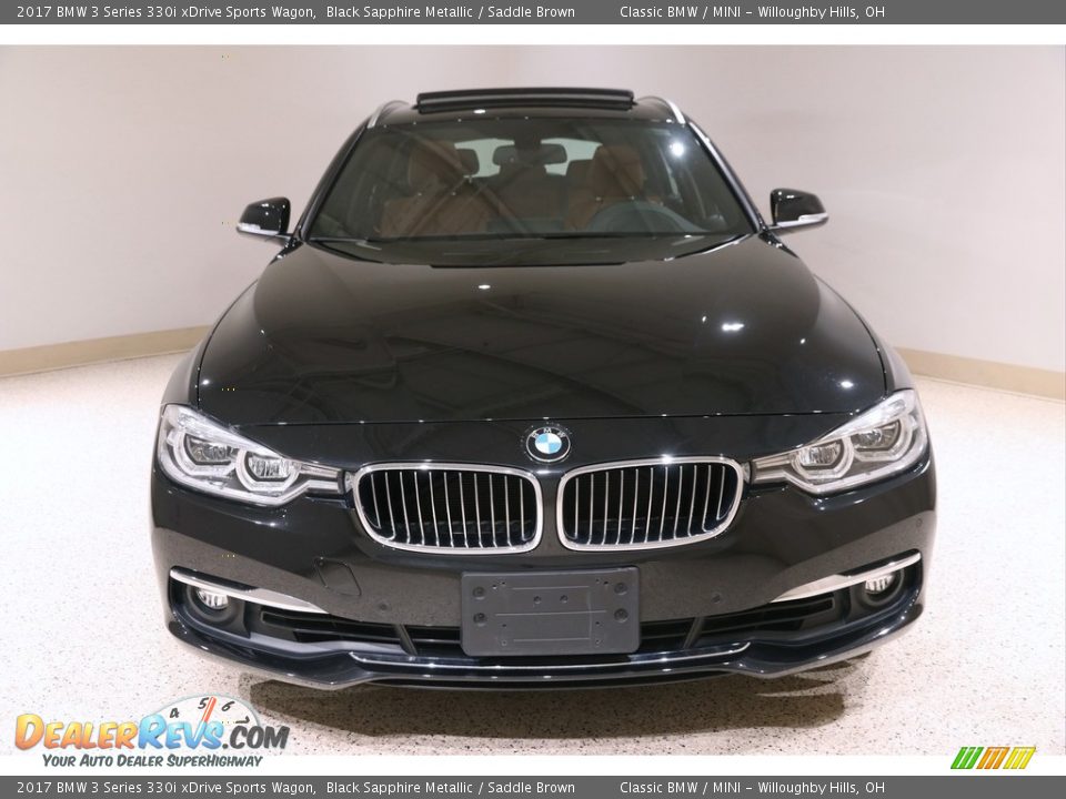 Black Sapphire Metallic 2017 BMW 3 Series 330i xDrive Sports Wagon Photo #2