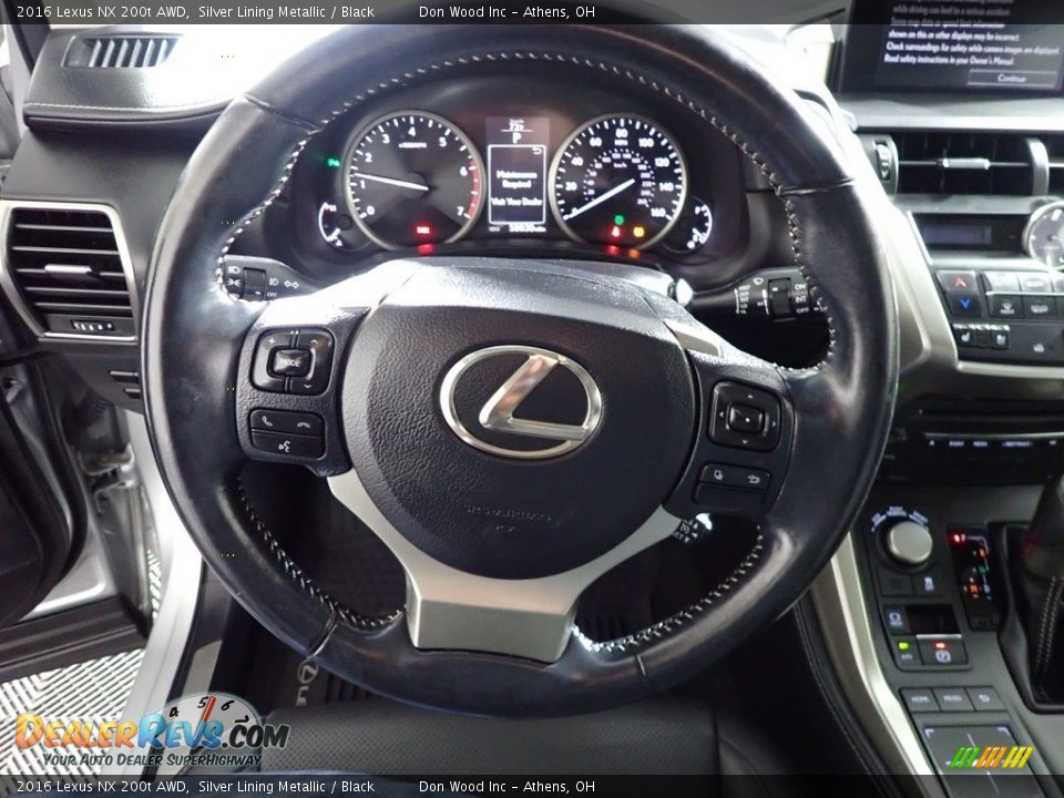 2016 Lexus NX 200t AWD Silver Lining Metallic / Black Photo #32