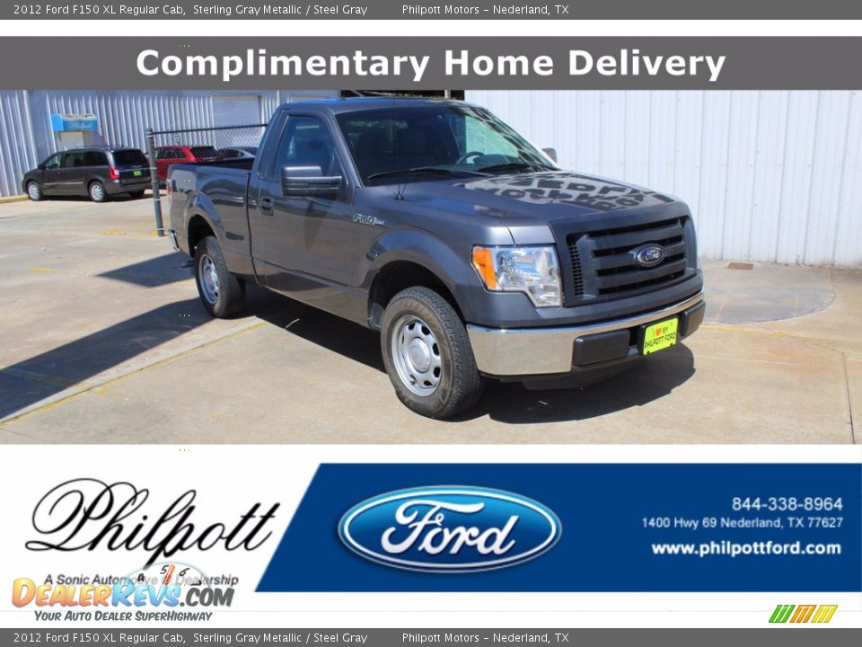 2012 Ford F150 XL Regular Cab Sterling Gray Metallic / Steel Gray Photo #1