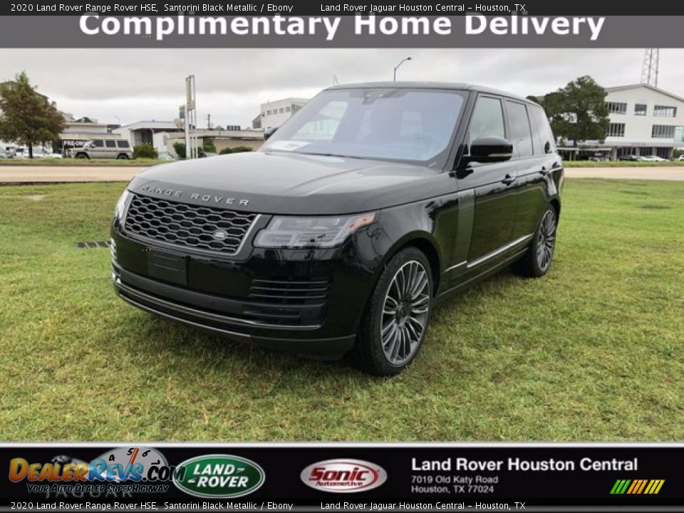 2020 Land Rover Range Rover HSE Santorini Black Metallic / Ebony Photo #1