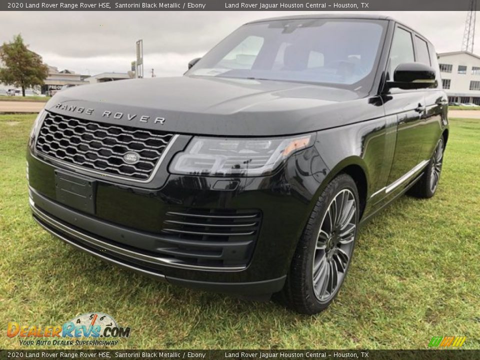 2020 Land Rover Range Rover HSE Santorini Black Metallic / Ebony Photo #2