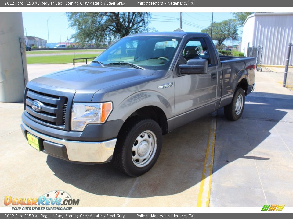 2012 Ford F150 XL Regular Cab Sterling Gray Metallic / Steel Gray Photo #4