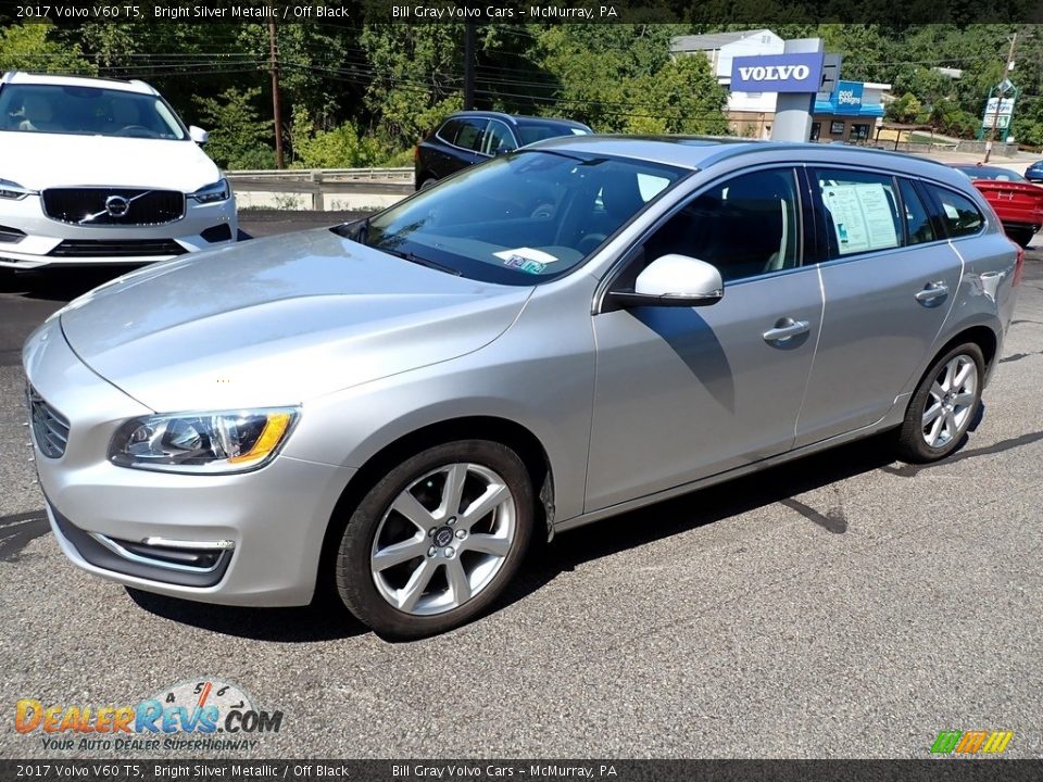 Bright Silver Metallic 2017 Volvo V60 T5 Photo #8