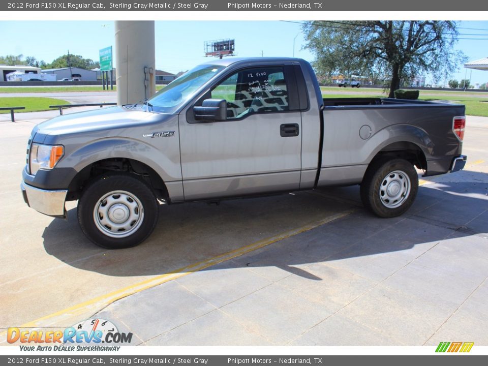 2012 Ford F150 XL Regular Cab Sterling Gray Metallic / Steel Gray Photo #7