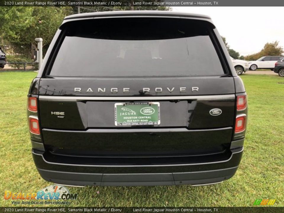 2020 Land Rover Range Rover HSE Santorini Black Metallic / Ebony Photo #9