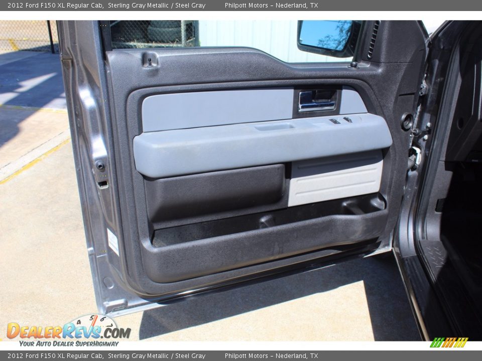 2012 Ford F150 XL Regular Cab Sterling Gray Metallic / Steel Gray Photo #11