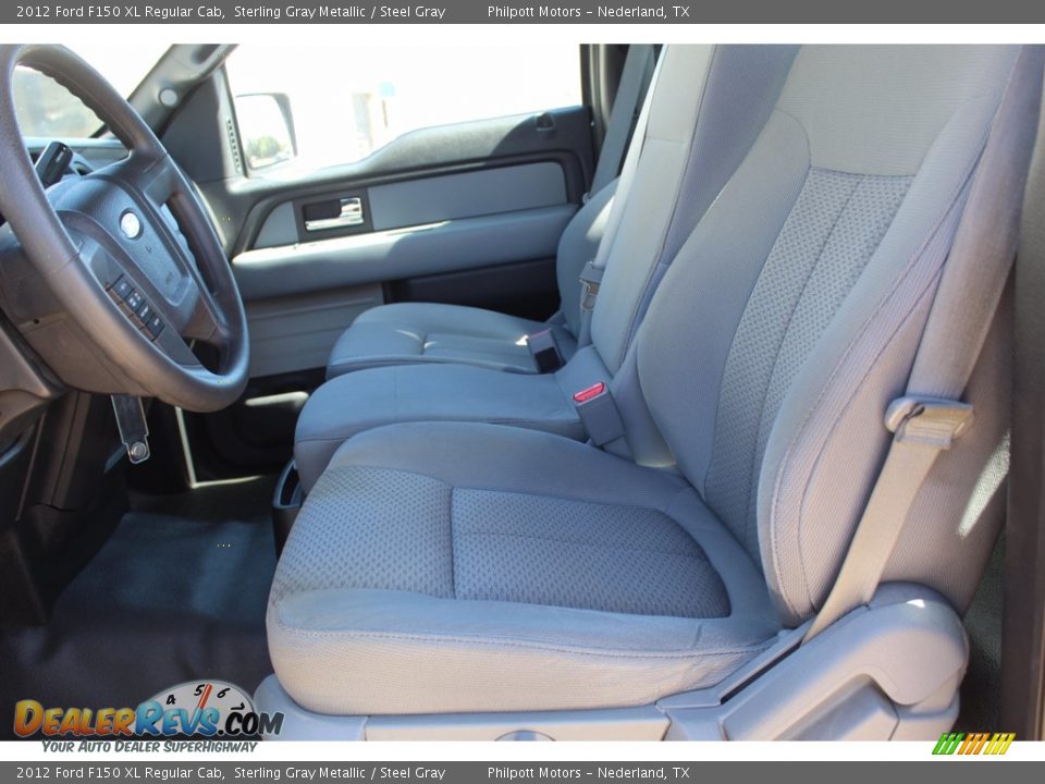 2012 Ford F150 XL Regular Cab Sterling Gray Metallic / Steel Gray Photo #12