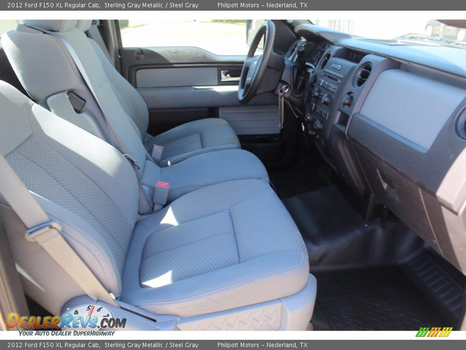 2012 Ford F150 XL Regular Cab Sterling Gray Metallic / Steel Gray Photo #22