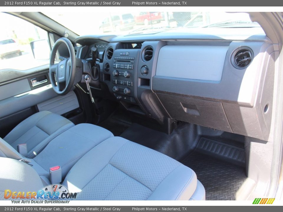2012 Ford F150 XL Regular Cab Sterling Gray Metallic / Steel Gray Photo #23