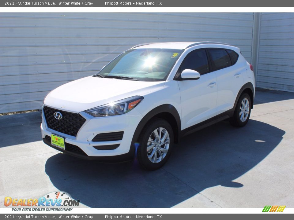 2021 Hyundai Tucson Value Winter White / Gray Photo #3
