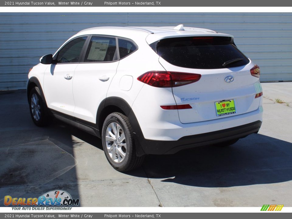 2021 Hyundai Tucson Value Winter White / Gray Photo #5