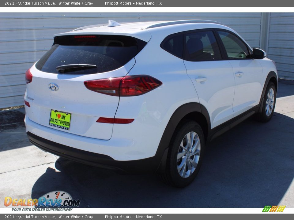 2021 Hyundai Tucson Value Winter White / Gray Photo #7