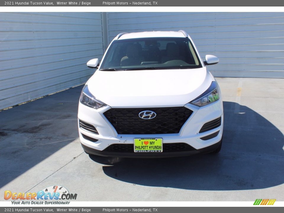 2021 Hyundai Tucson Value Winter White / Beige Photo #3