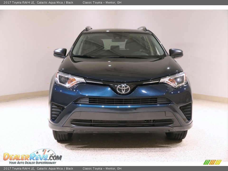 2017 Toyota RAV4 LE Galactic Aqua Mica / Black Photo #2