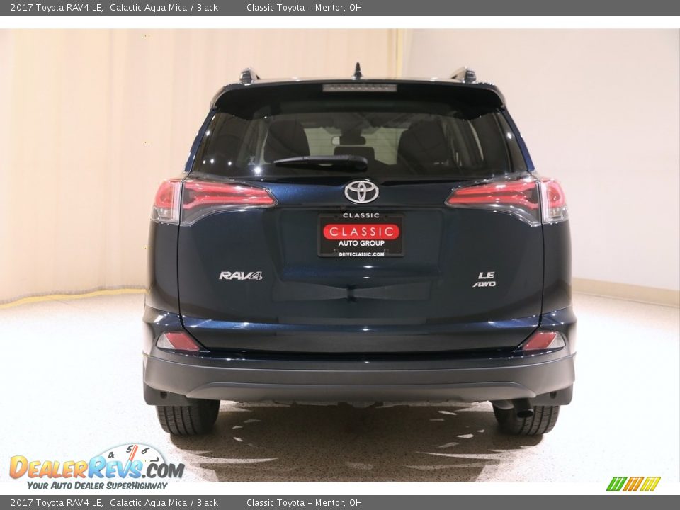 2017 Toyota RAV4 LE Galactic Aqua Mica / Black Photo #16