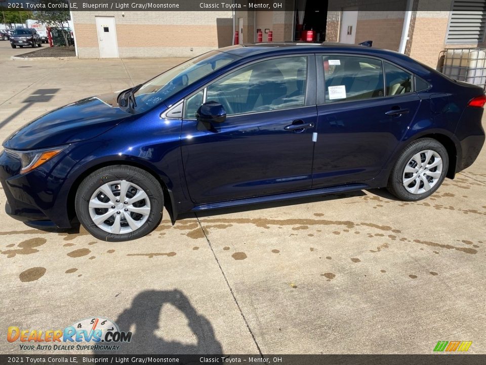 2021 Toyota Corolla LE Blueprint / Light Gray/Moonstone Photo #1