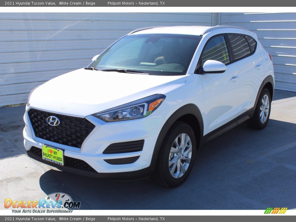 2021 Hyundai Tucson Value White Cream / Beige Photo #4