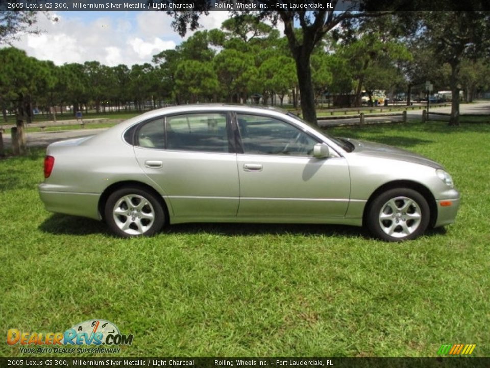 2005 Lexus GS 300 Millennium Silver Metallic / Light Charcoal Photo #3