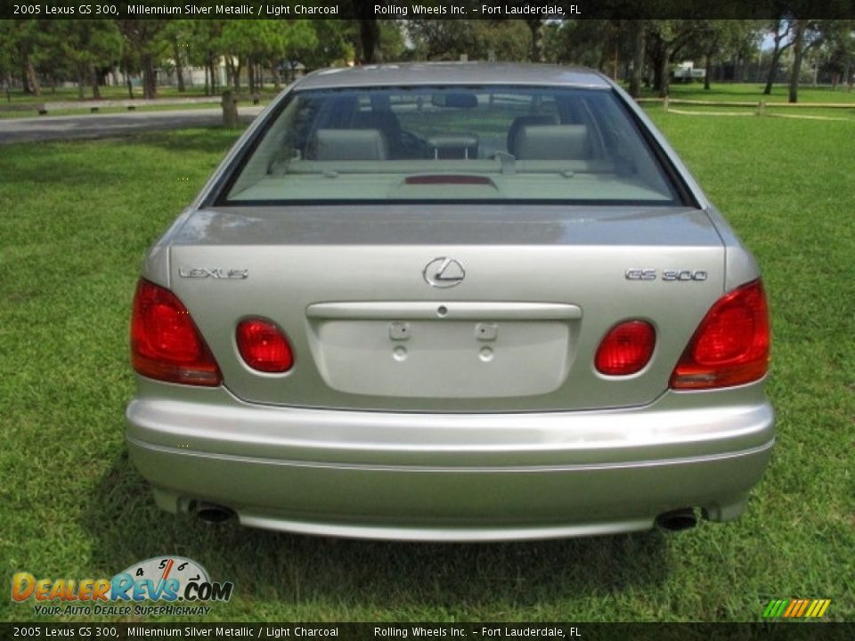 2005 Lexus GS 300 Millennium Silver Metallic / Light Charcoal Photo #7