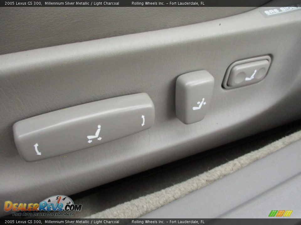 2005 Lexus GS 300 Millennium Silver Metallic / Light Charcoal Photo #10
