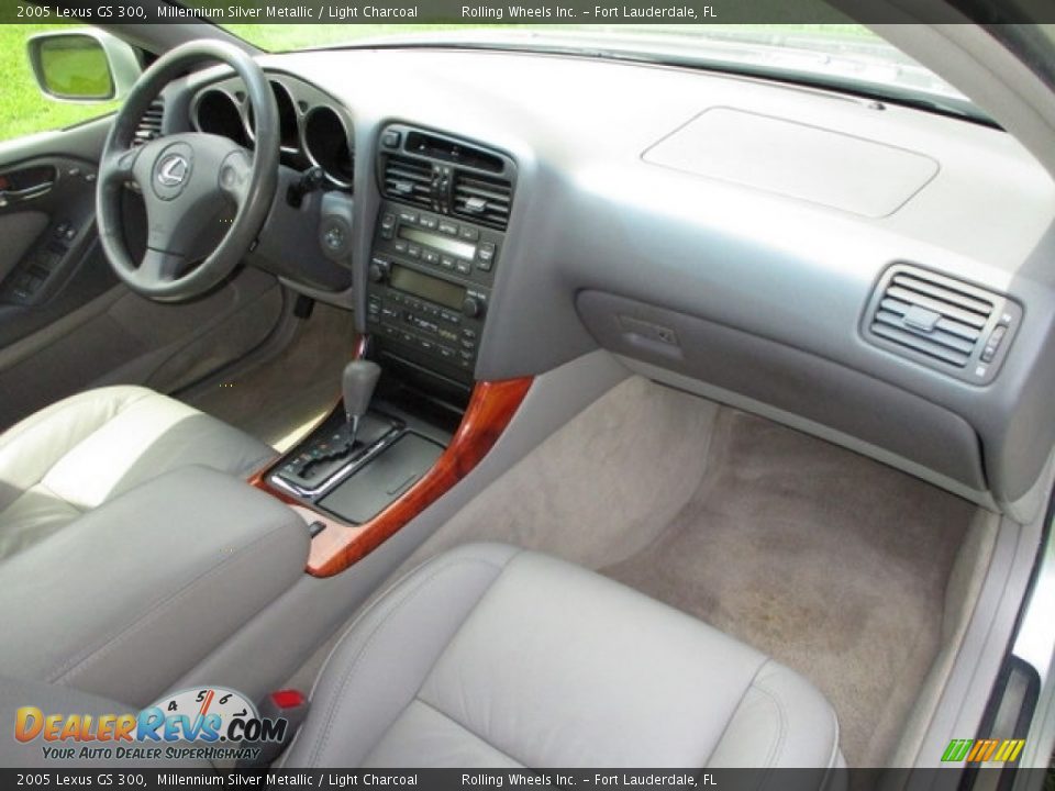 2005 Lexus GS 300 Millennium Silver Metallic / Light Charcoal Photo #18