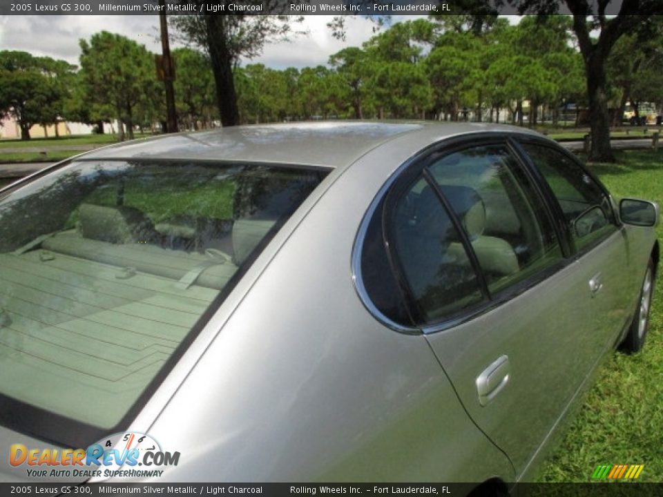 2005 Lexus GS 300 Millennium Silver Metallic / Light Charcoal Photo #19