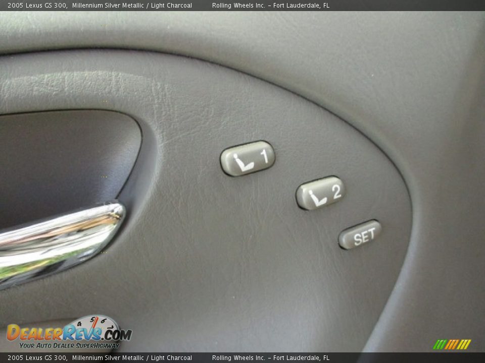 2005 Lexus GS 300 Millennium Silver Metallic / Light Charcoal Photo #20