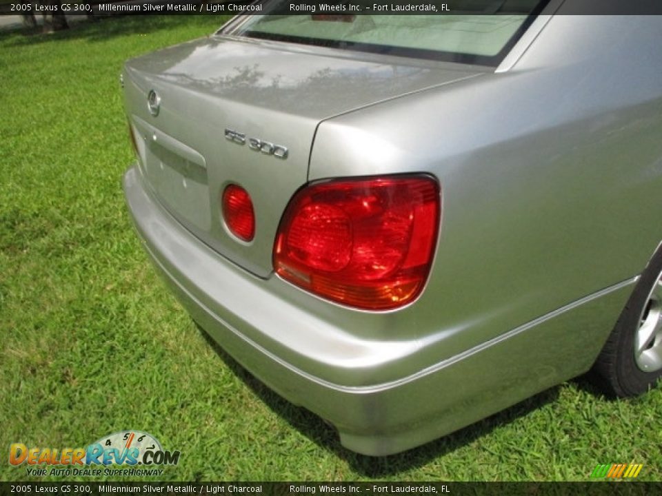 2005 Lexus GS 300 Millennium Silver Metallic / Light Charcoal Photo #23