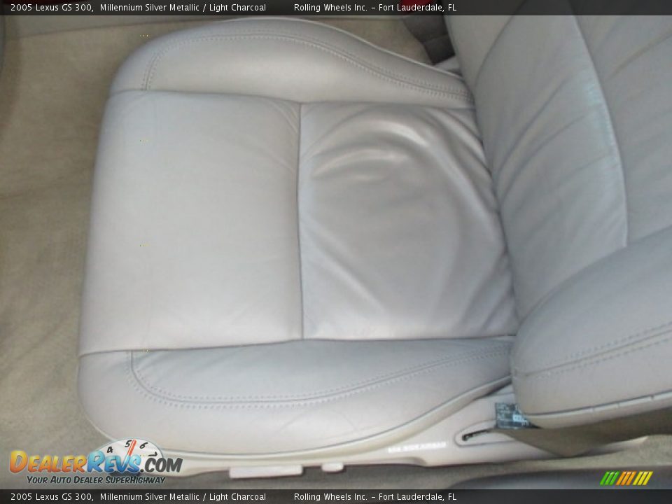 2005 Lexus GS 300 Millennium Silver Metallic / Light Charcoal Photo #25