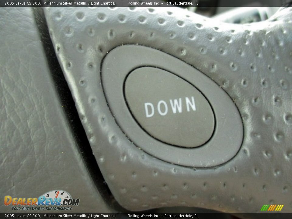 2005 Lexus GS 300 Millennium Silver Metallic / Light Charcoal Photo #27