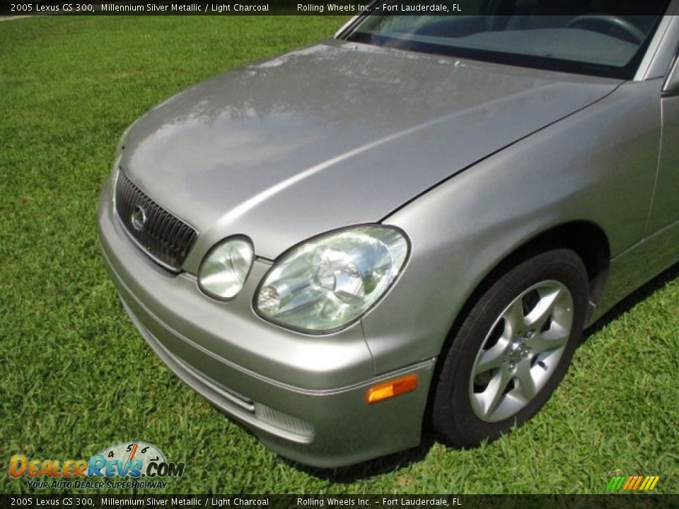 2005 Lexus GS 300 Millennium Silver Metallic / Light Charcoal Photo #28