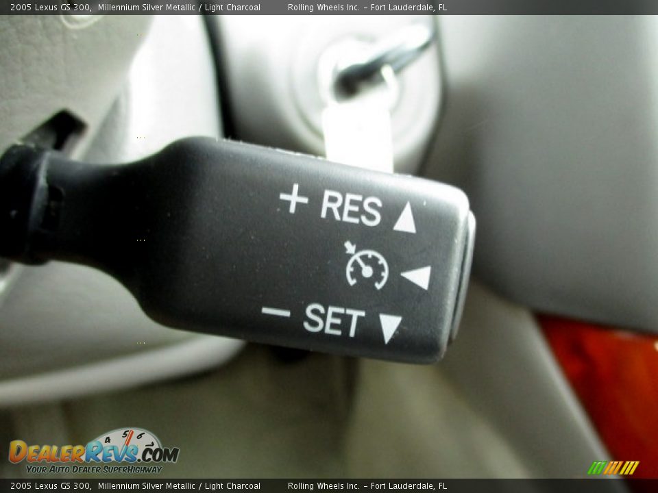 2005 Lexus GS 300 Millennium Silver Metallic / Light Charcoal Photo #29