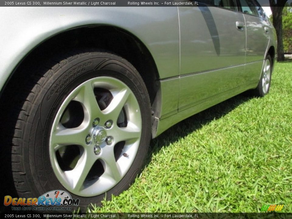 2005 Lexus GS 300 Millennium Silver Metallic / Light Charcoal Photo #30
