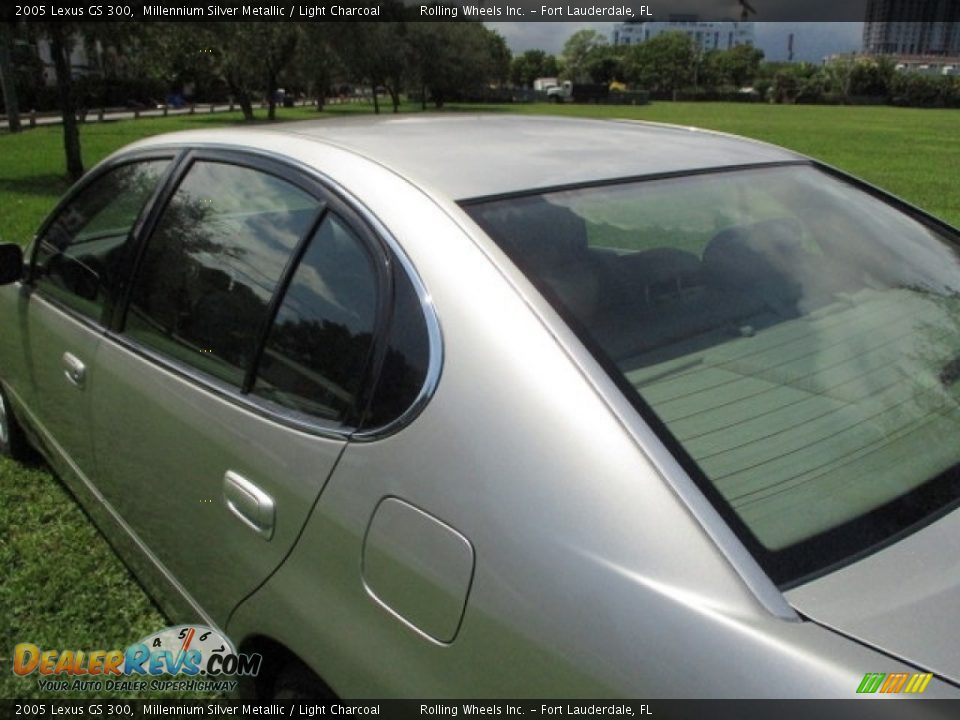 2005 Lexus GS 300 Millennium Silver Metallic / Light Charcoal Photo #32