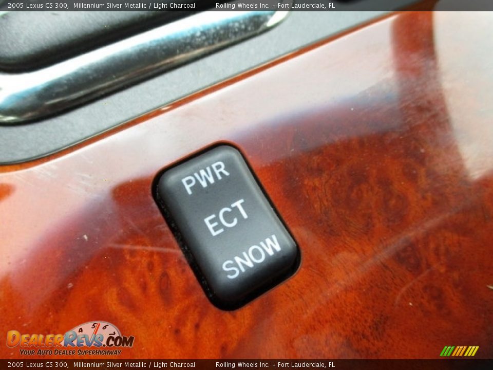 2005 Lexus GS 300 Millennium Silver Metallic / Light Charcoal Photo #33