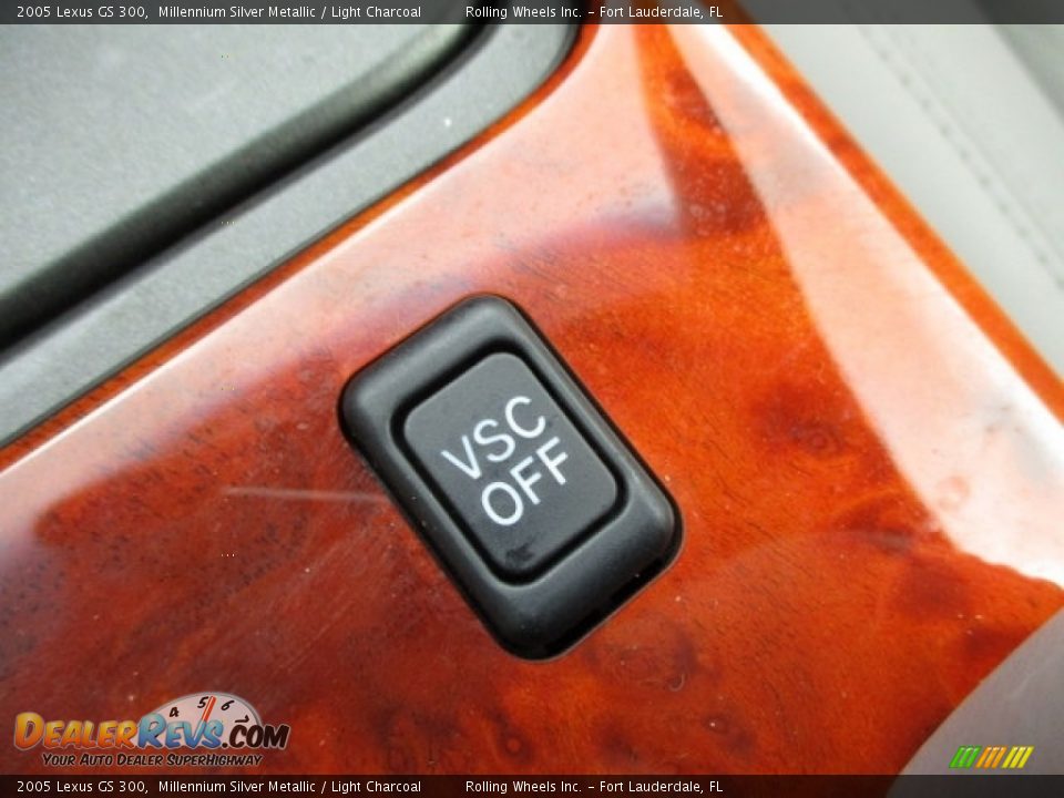 2005 Lexus GS 300 Millennium Silver Metallic / Light Charcoal Photo #34