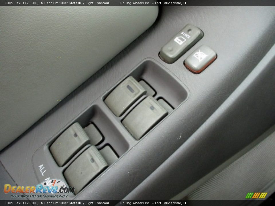 2005 Lexus GS 300 Millennium Silver Metallic / Light Charcoal Photo #35