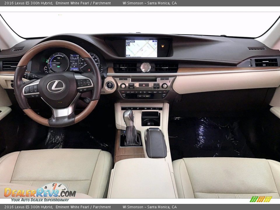 Dashboard of 2016 Lexus ES 300h Hybrid Photo #17