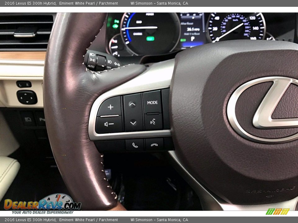 2016 Lexus ES 300h Hybrid Steering Wheel Photo #18