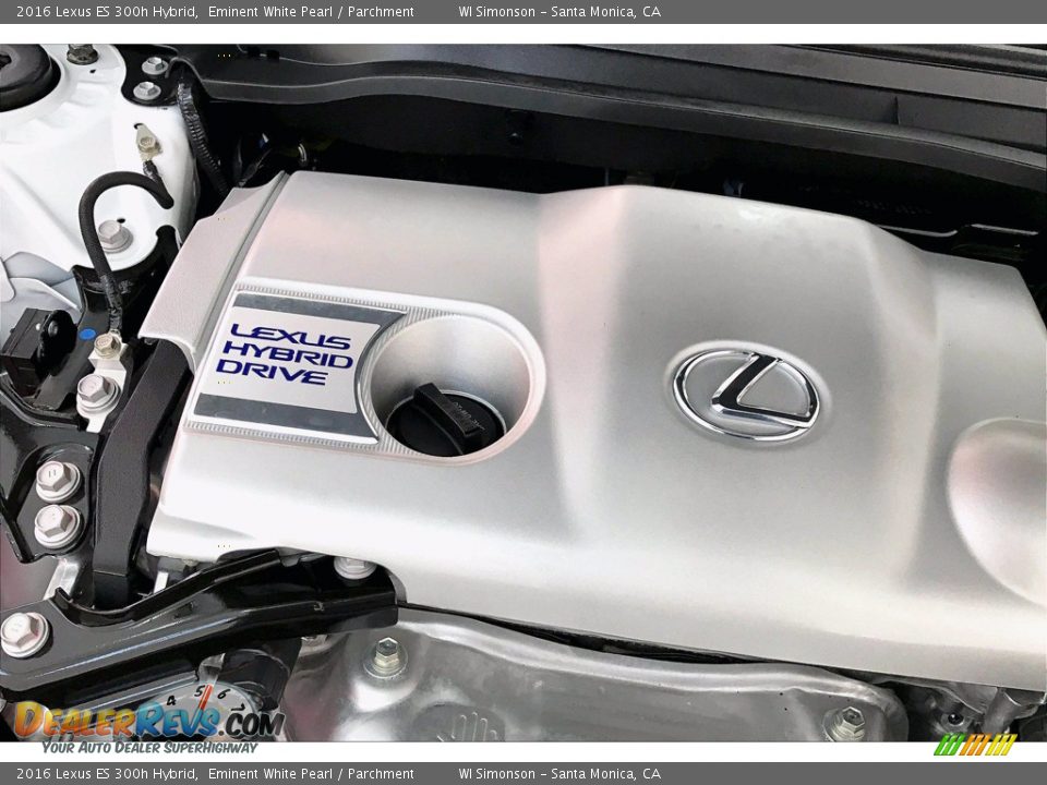 2016 Lexus ES 300h Hybrid 2.5 Liter Atkinson Cycle DOHC 16-Valve VVT-i 4 Cylinder Gasoline/Electric Hybrid Engine Photo #31