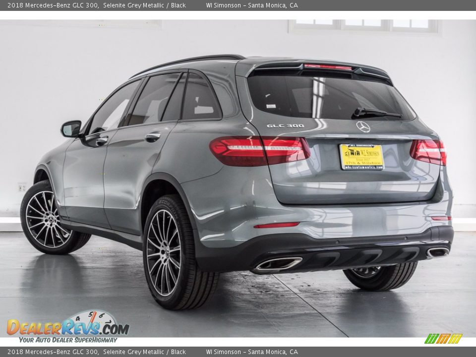 2018 Mercedes-Benz GLC 300 Selenite Grey Metallic / Black Photo #3