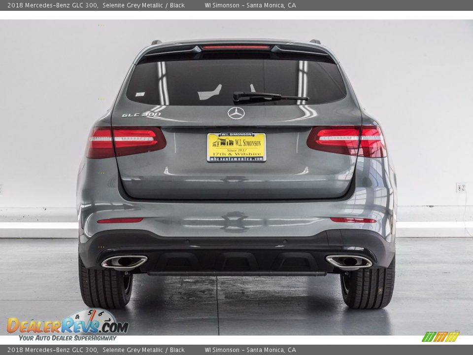 2018 Mercedes-Benz GLC 300 Selenite Grey Metallic / Black Photo #4