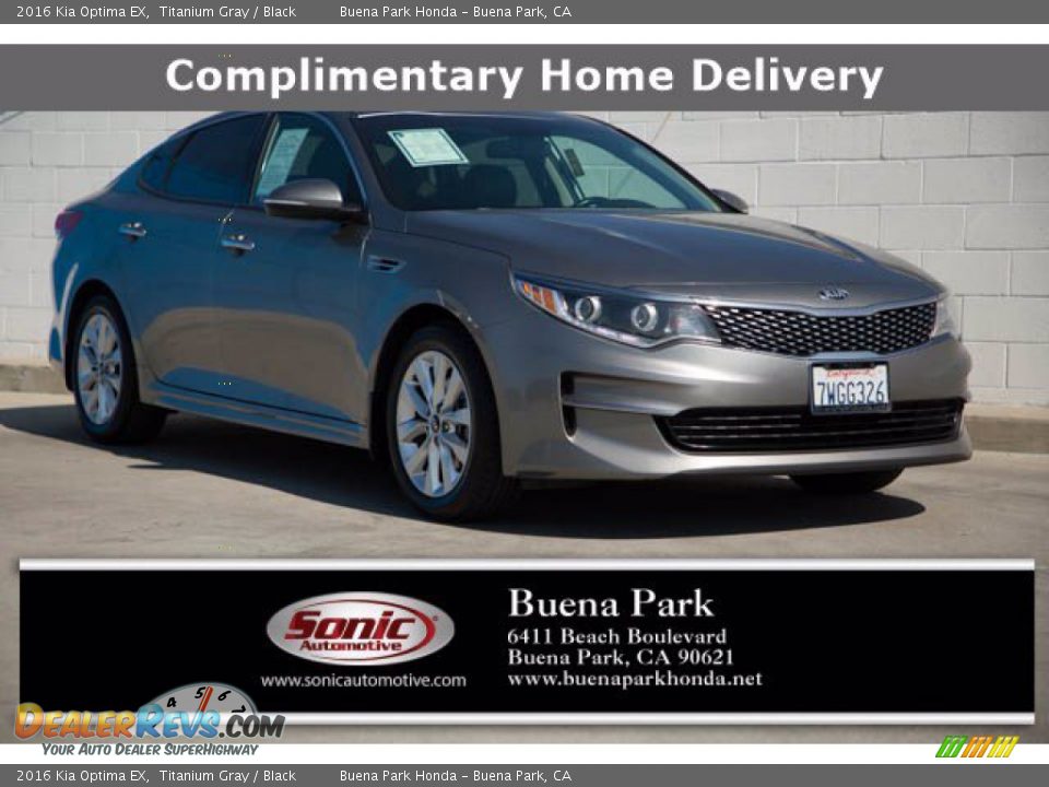 2016 Kia Optima EX Titanium Gray / Black Photo #1