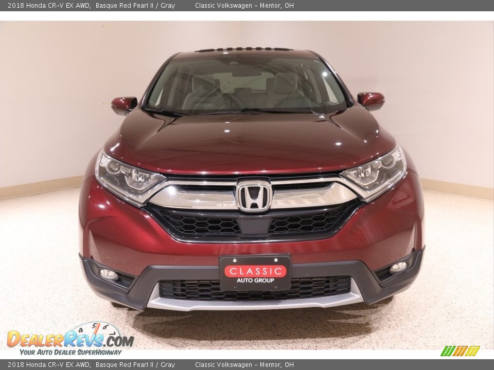 2018 Honda CR-V EX AWD Basque Red Pearl II / Gray Photo #2