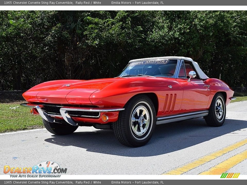 Rally Red 1965 Chevrolet Corvette Sting Ray Convertible Photo #8