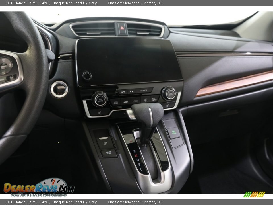 2018 Honda CR-V EX AWD Basque Red Pearl II / Gray Photo #9